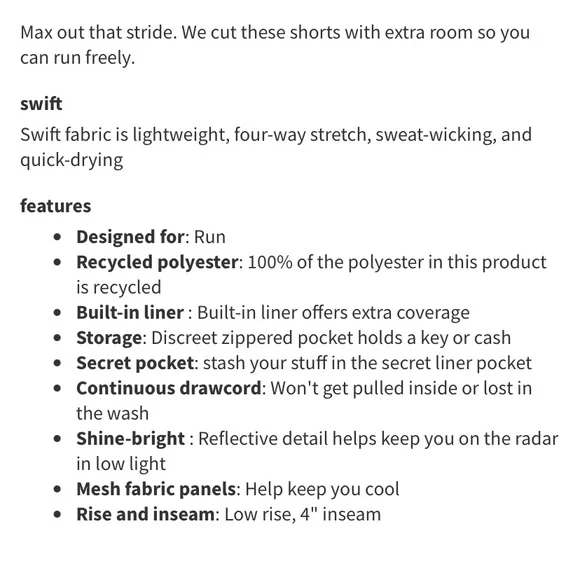 LULULEMON HOTTY HOT LOW-RISE LINED SHORT